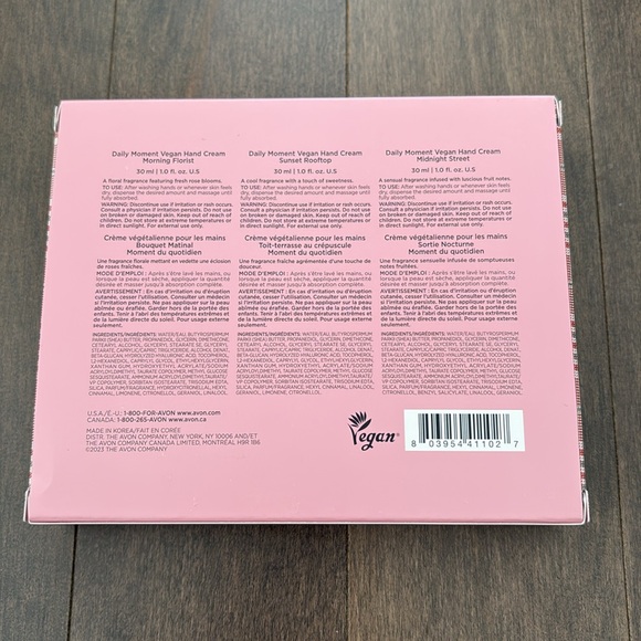 THE FACE SHOP Daily Moment Holiday Hand Cream Collection, Vegan Beauty Care Avon - Picture 2 of 5